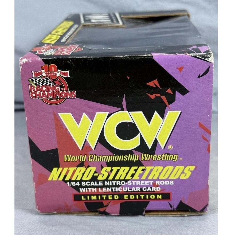 Vintage WCW nWo Nitro-Streetrods 1/64 Racing Champions w/ Lenticular Card‎